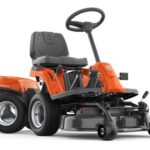 Husqvarna Akku – Frontmäher R 112iC inkl. Mähdeck Combi 85  Akku und Ladegerät – Modell 2022